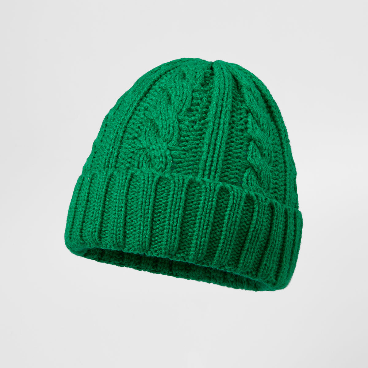 Blank Australian Wool Cable Knit Beanie - 1340