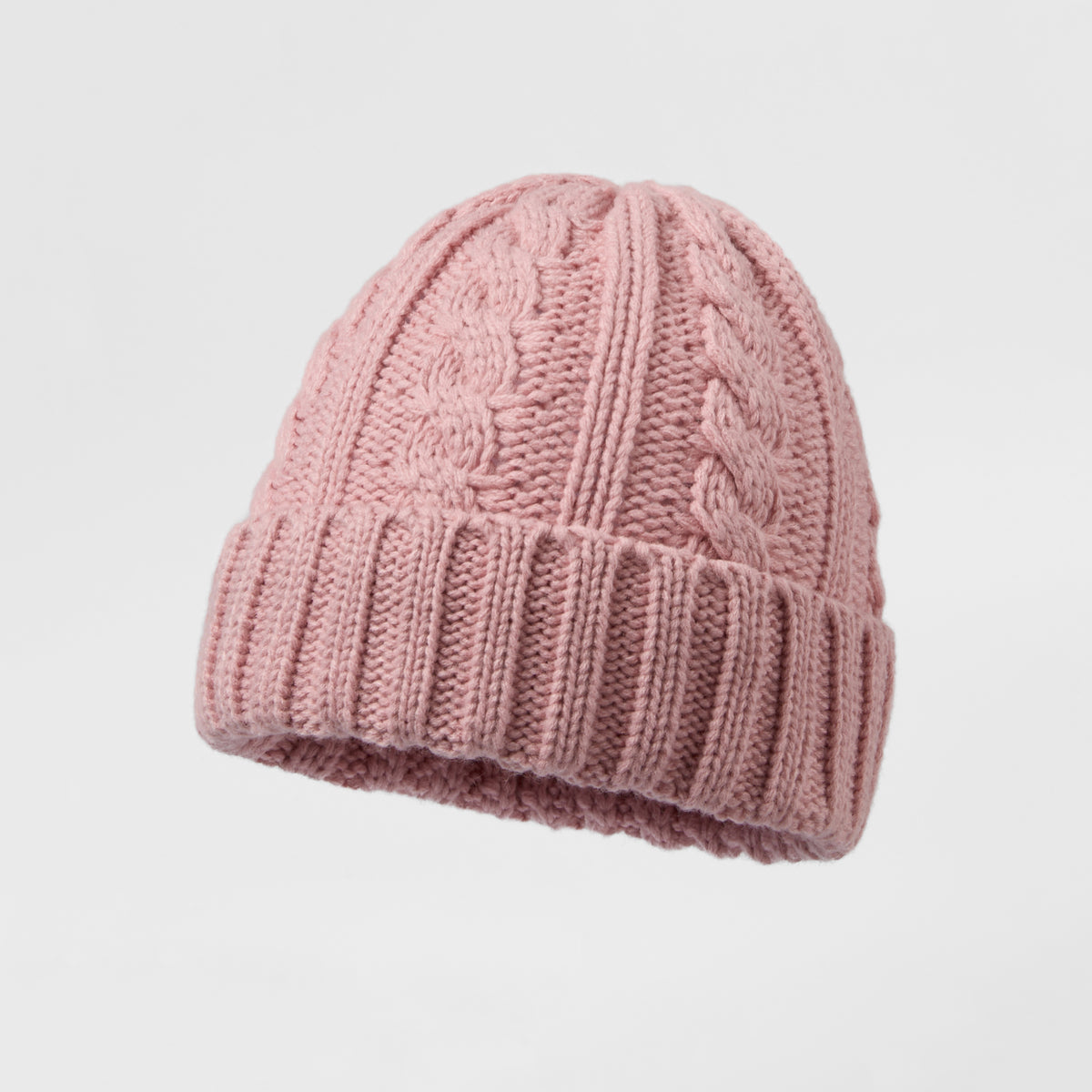 Blank Australian Wool Cable Knit Beanie - 1340