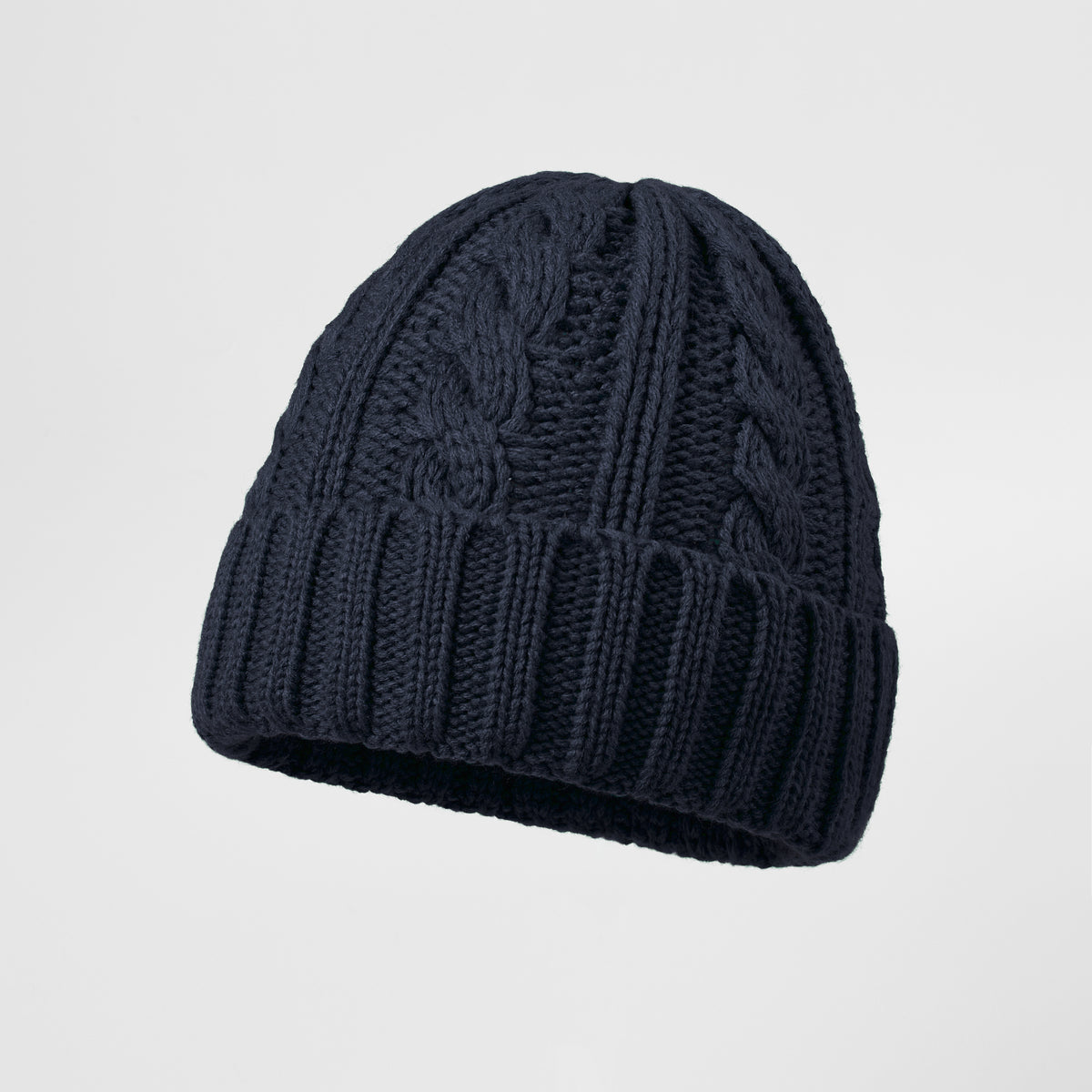 Blank Australian Wool Cable Knit Beanie - 1340