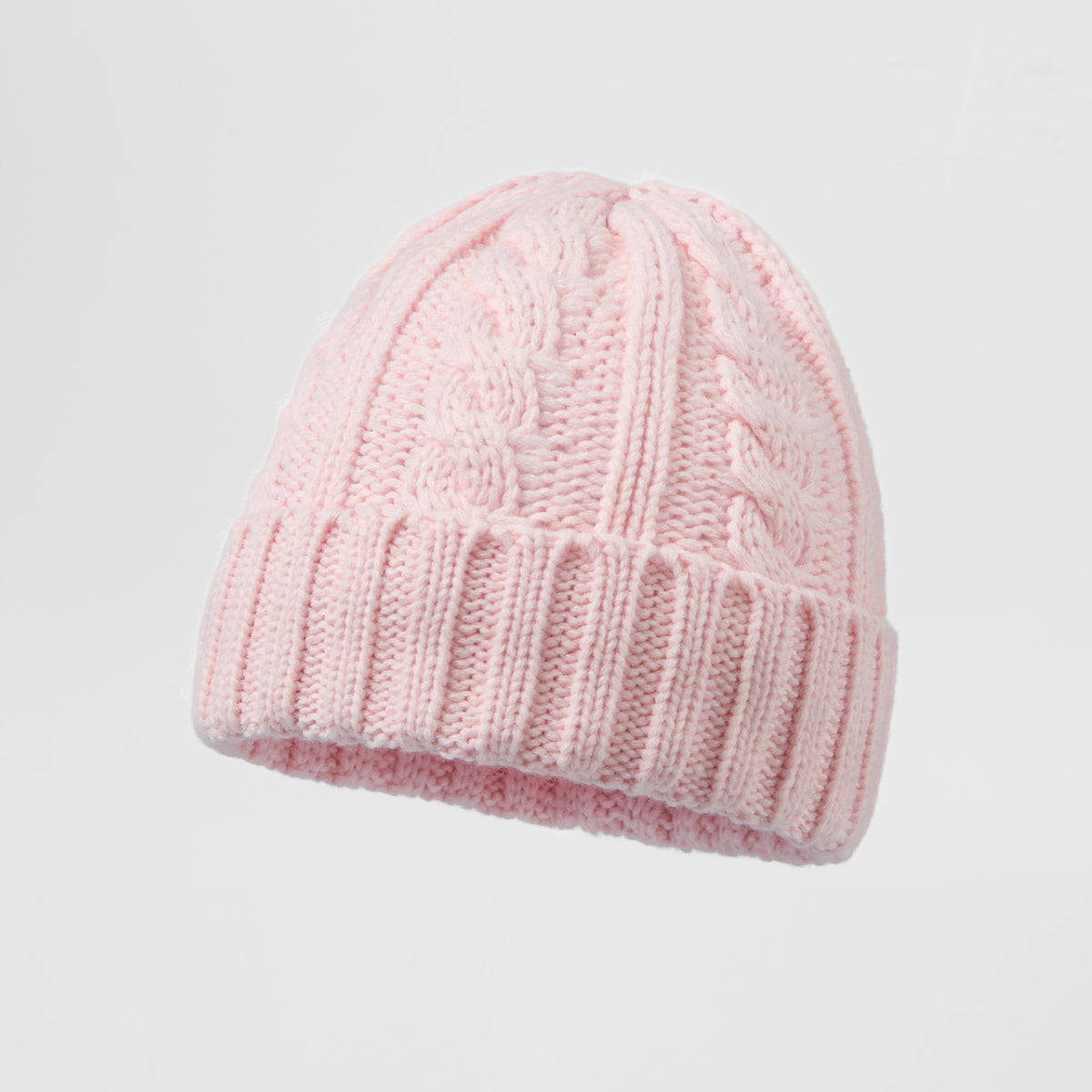 Blank Australian Wool Cable Knit Beanie - 1340