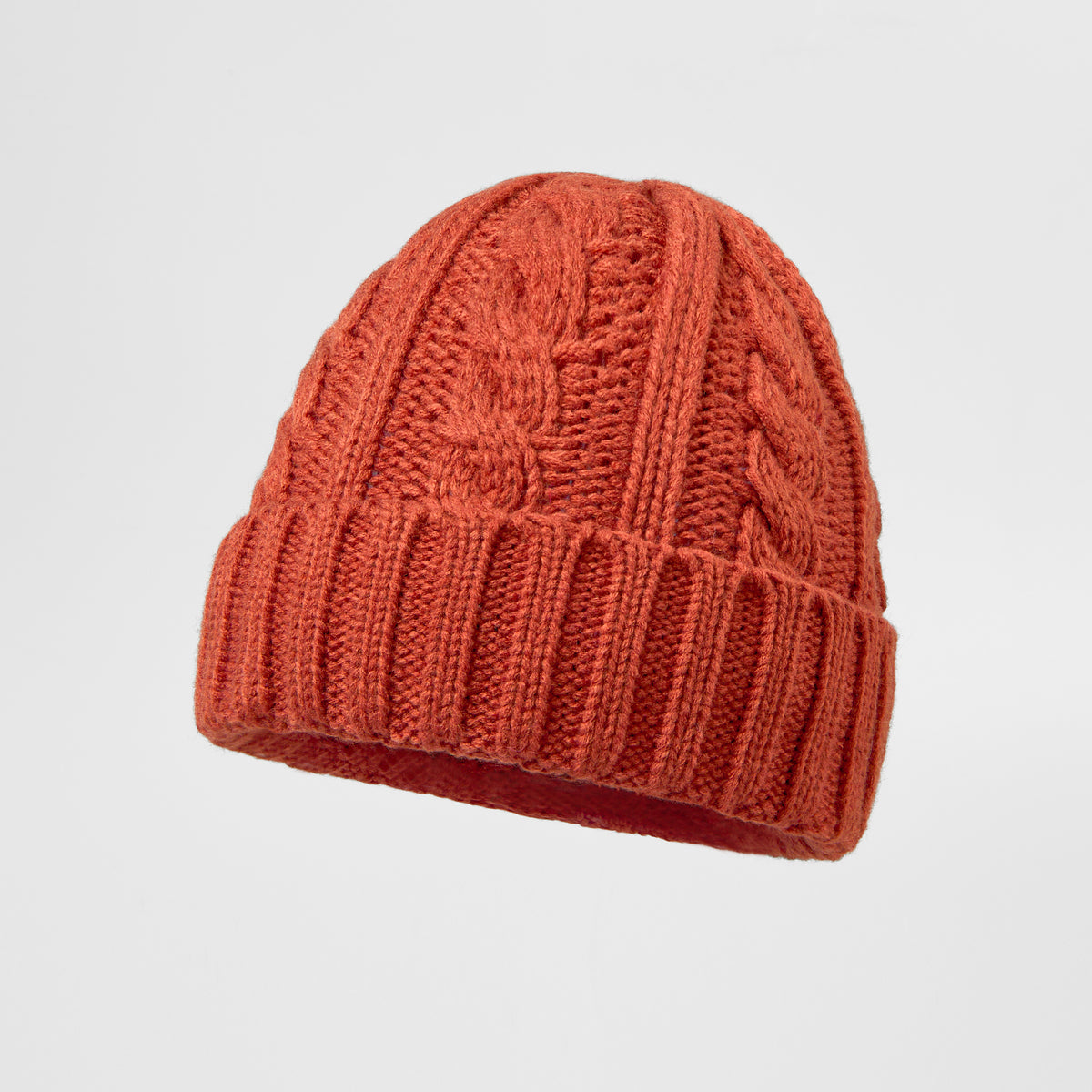 Blank Australian Wool Cable Knit Beanie - 1340