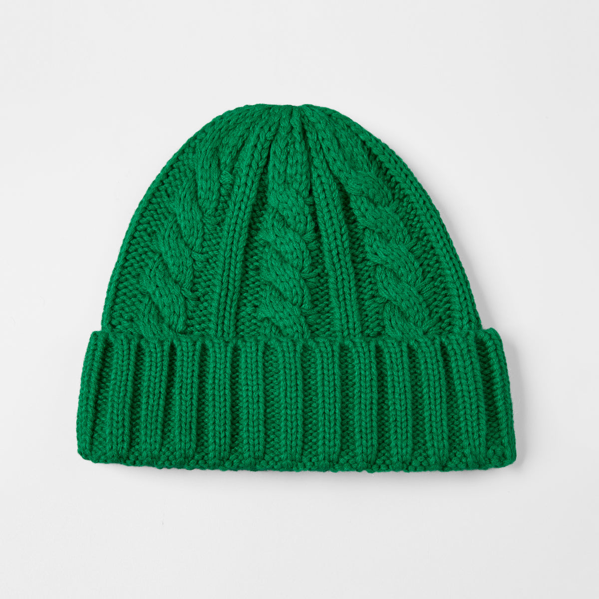 Blank Australian Wool Cable Knit Beanie - 1340