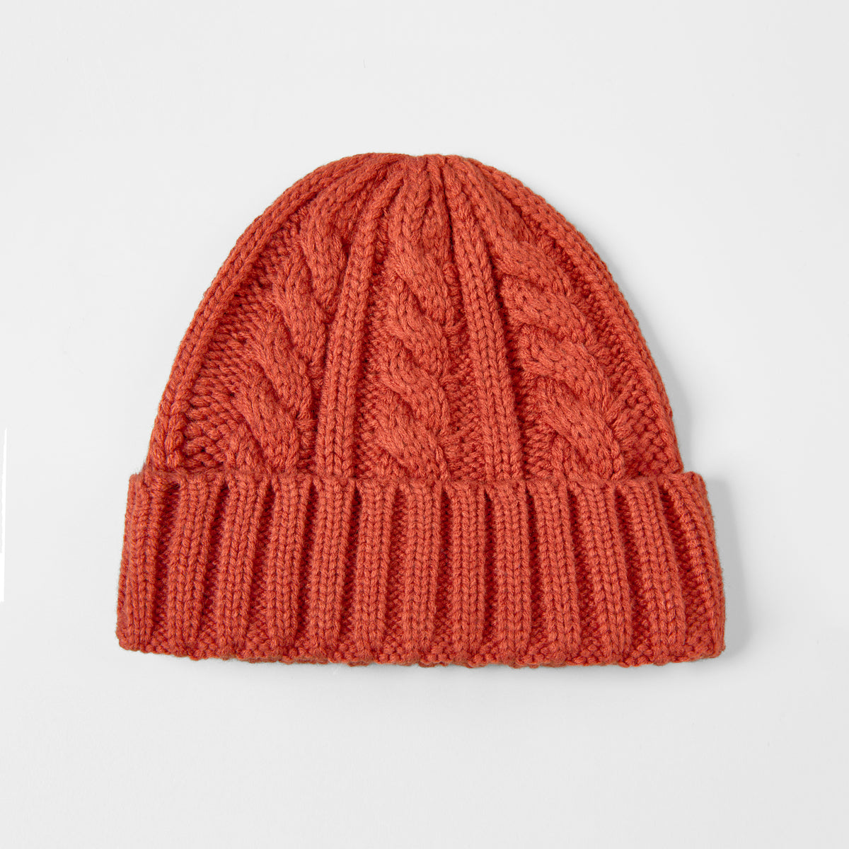 Blank Australian Wool Cable Knit Beanie - 1340