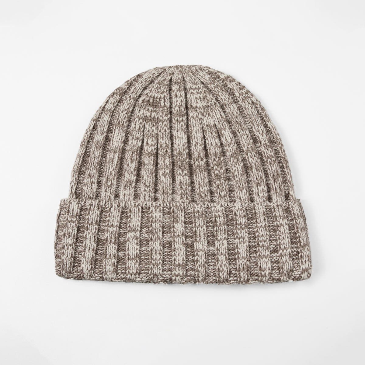 Blank Ribbed Merino Wool and Cashmere Blend Beanies - 1313
