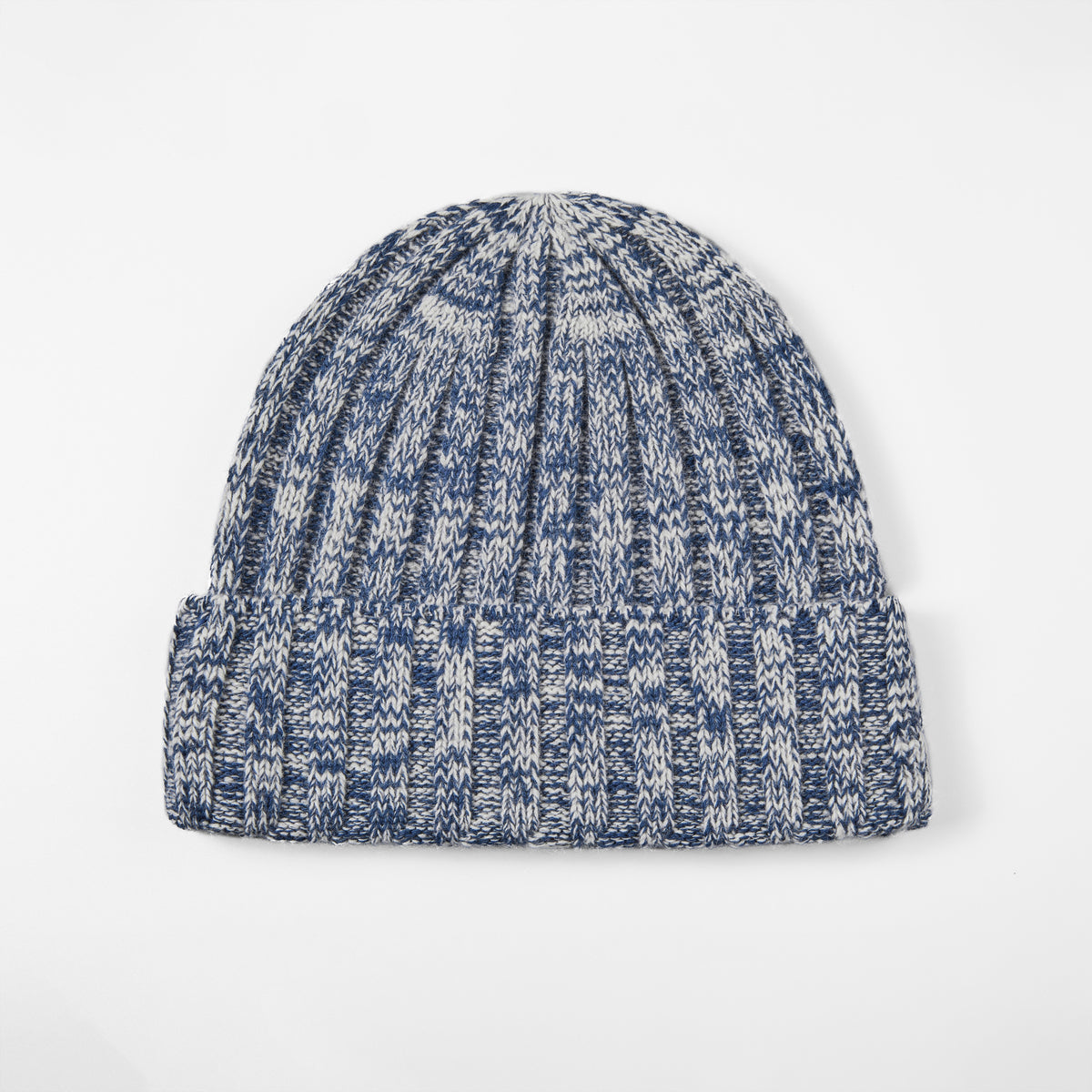 Blank Ribbed Merino Wool and Cashmere Blend Beanies - 1313