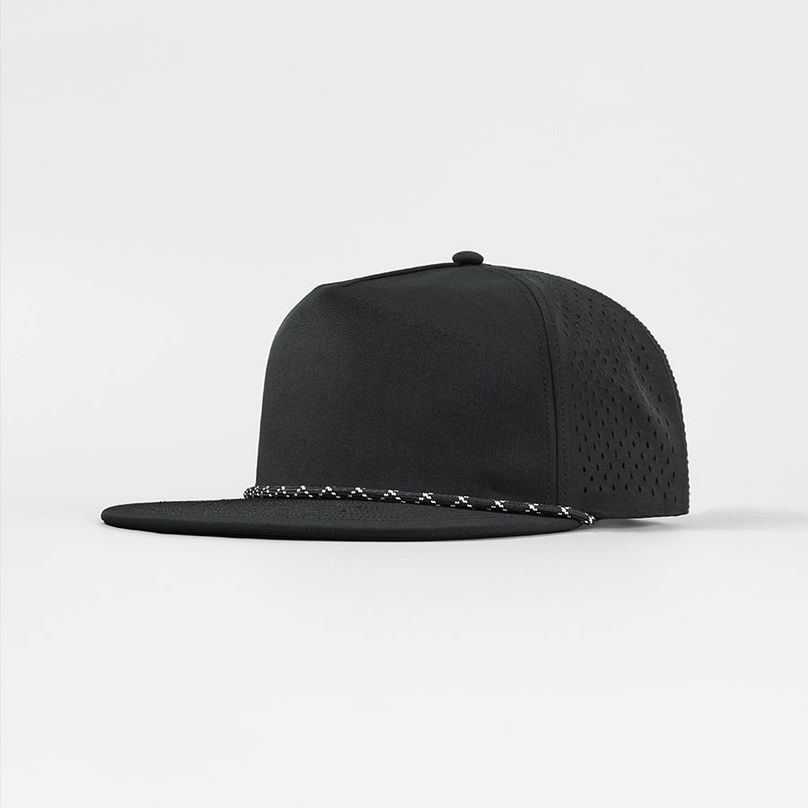 Blank Water Repellent 5 Panel Snapback Golf Hats with Rope Wholesale -