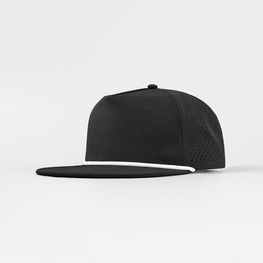 Blank Water Repellent 5 Panel Snapback Golf Hats with Rope Wholesale -