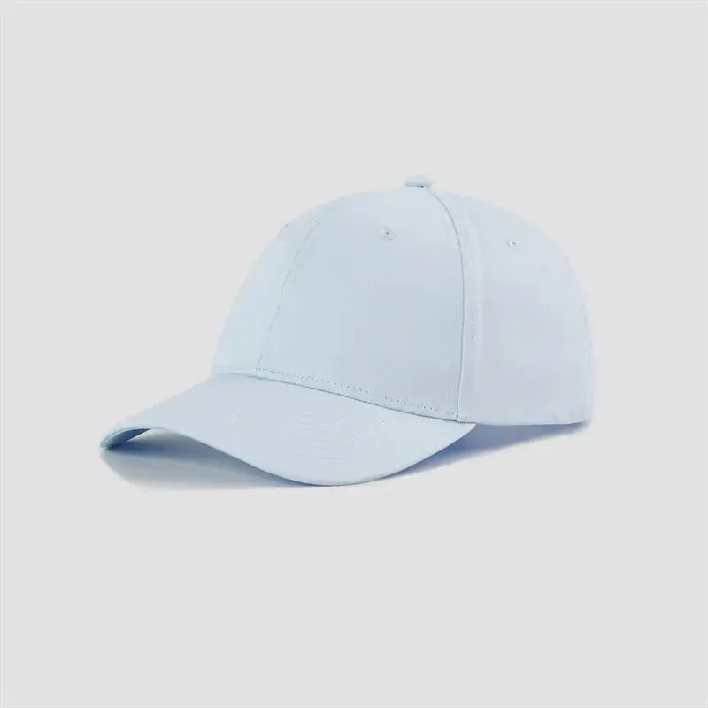 Blank 6 Panel Mid Profile Structured Baseball Cap Wholesale - 6166 -
