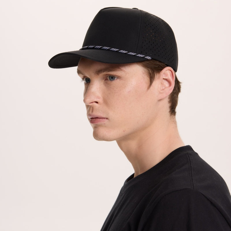 Blank & Custom 5 Panel Laser Performance Golf Rope Hat Wholesale - 6526P