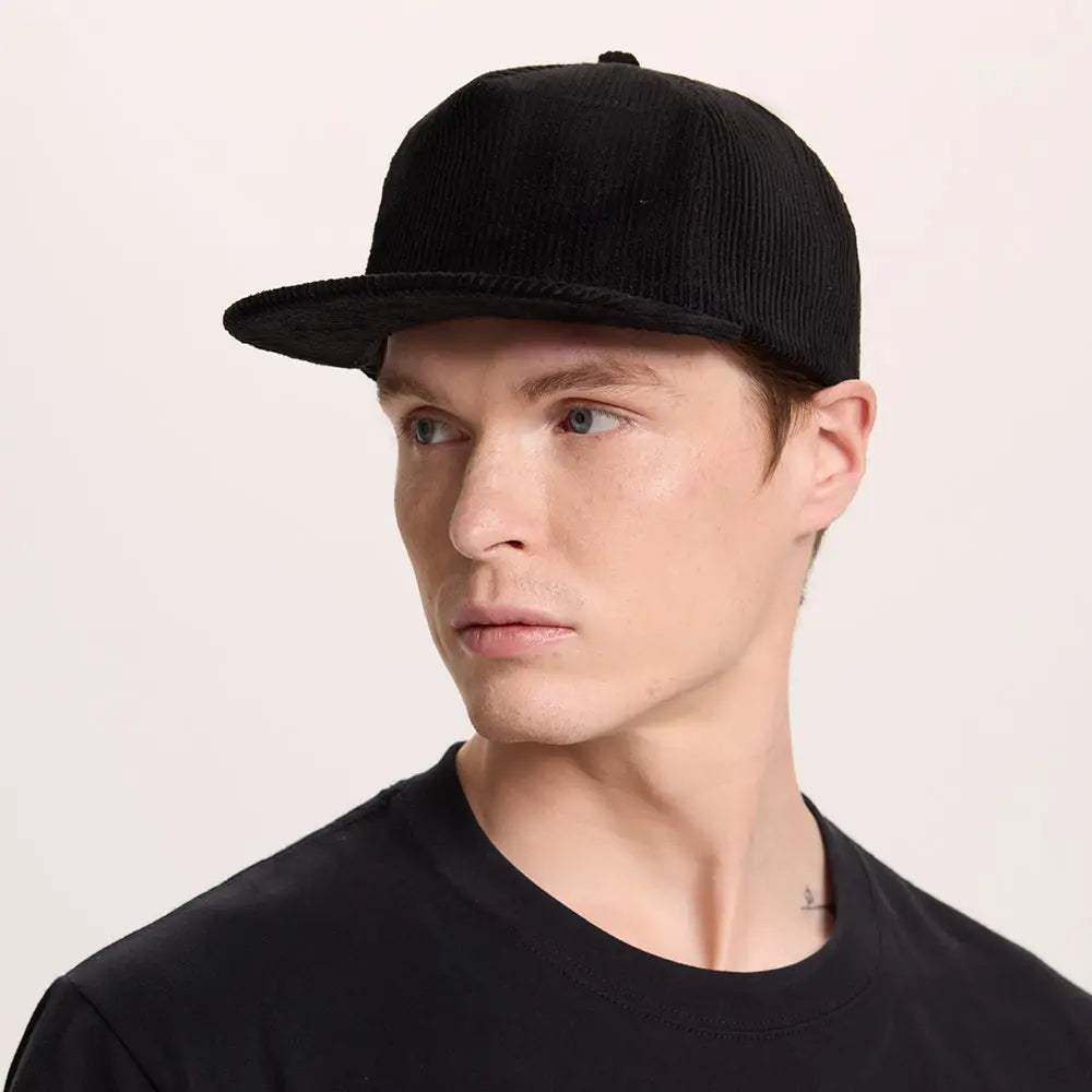 Blank 5 Panel Corduroy Snapback Hat - 5123 - Foremost Hat -