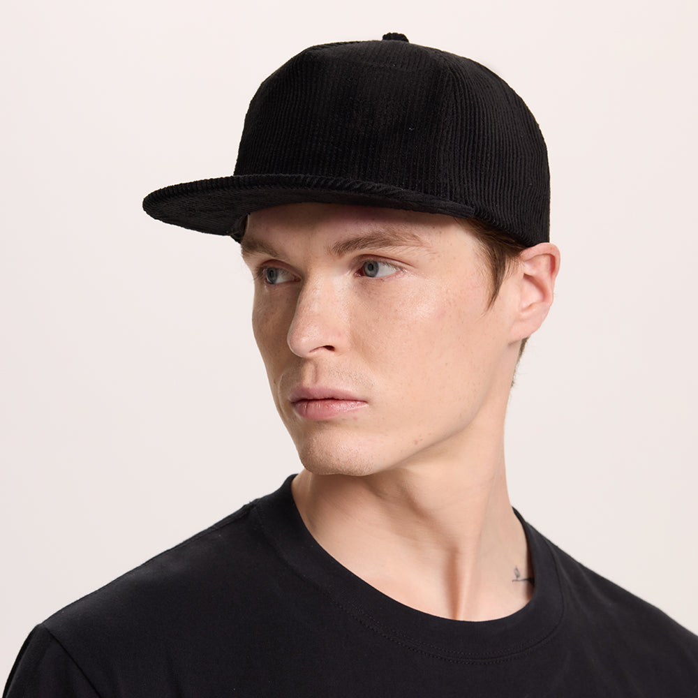 Blank 5 Panel Corduroy Snapback Hat Wholesale - 5123