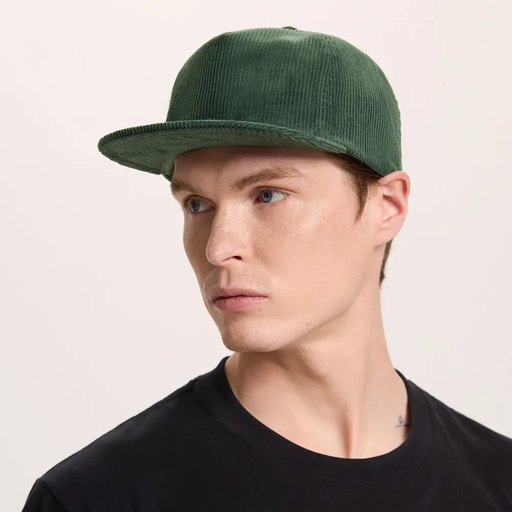 Blank 5 Panel Corduroy Snapback Hat - 5123 - Foremost Hat -