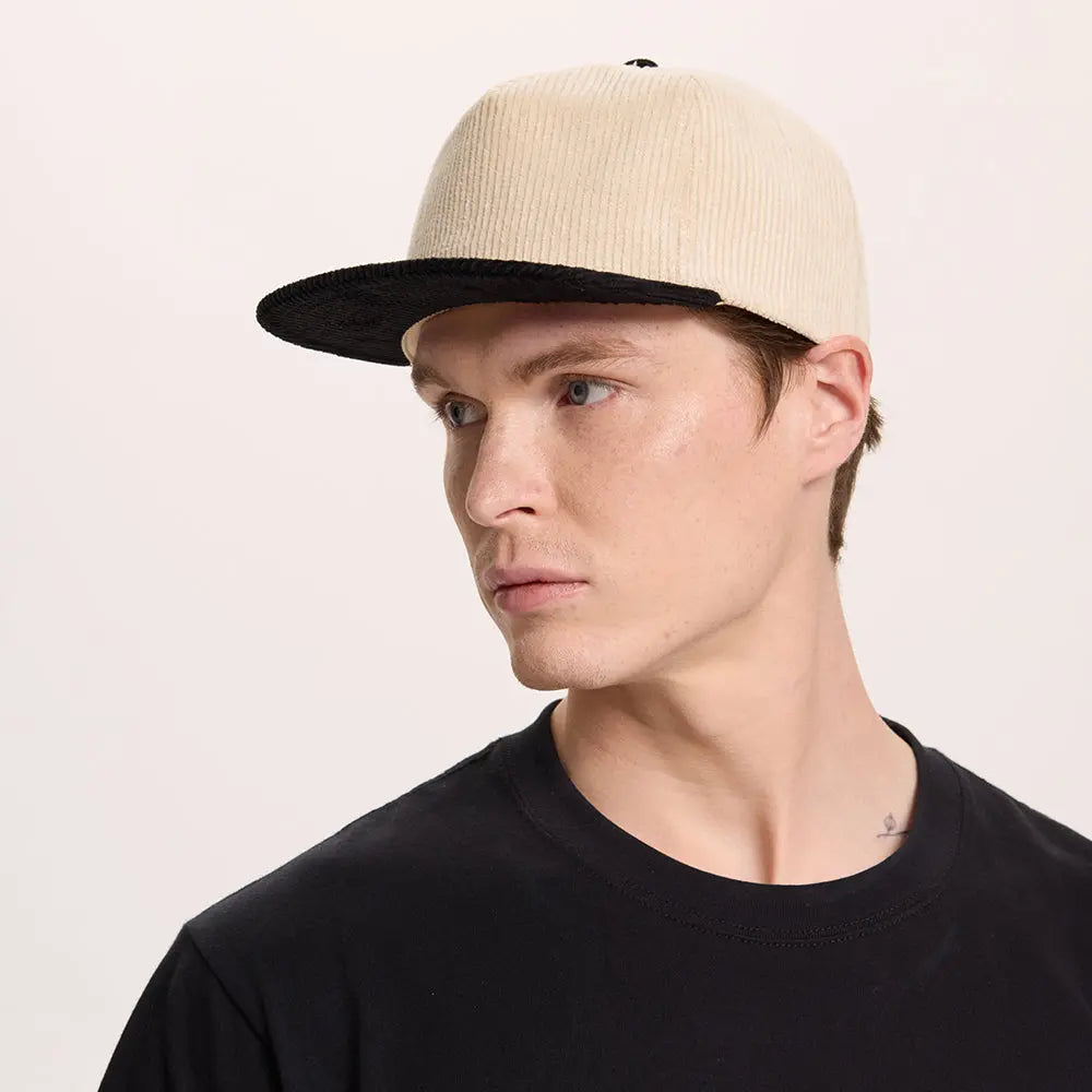 Blank & Custom 5 Panel Corduroy Snapback Hat - 5123 - Foremost Hat