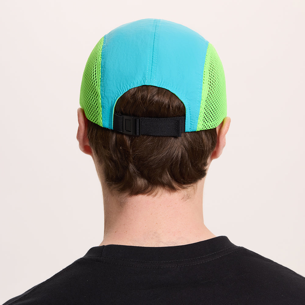 Blank Water Repellent 5 Panel Nylon Mesh Camper Hat - 5209