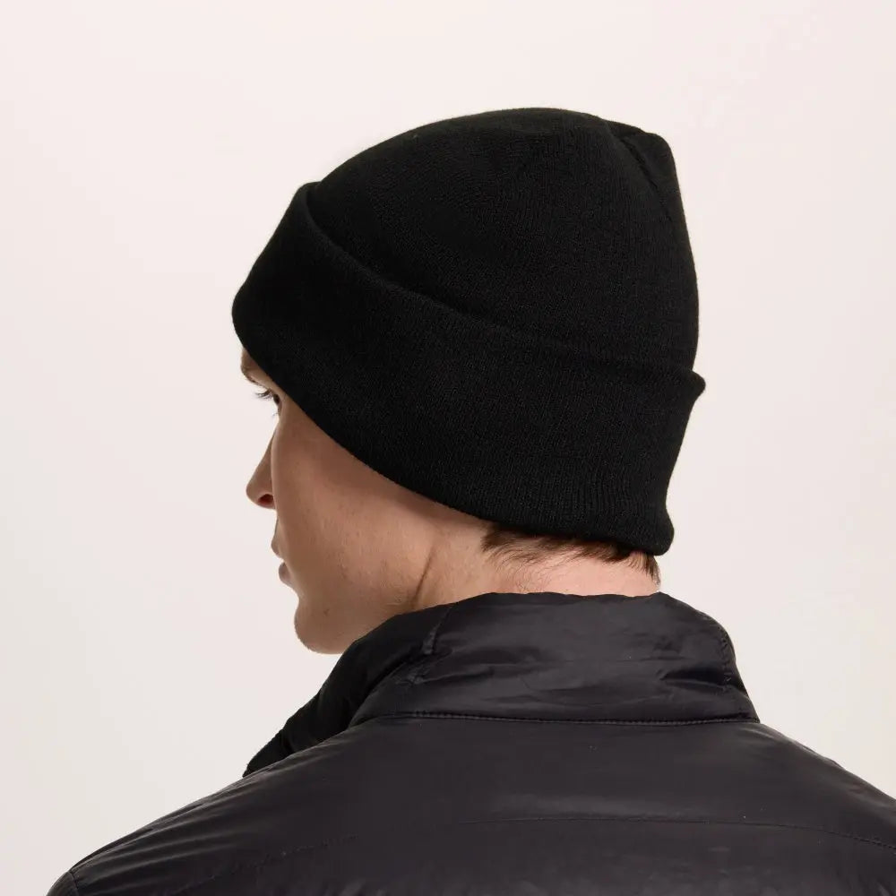 Blank Cuffed Satin Lined Knit Beanies Wholesale - 1176 ( Recycled Poly