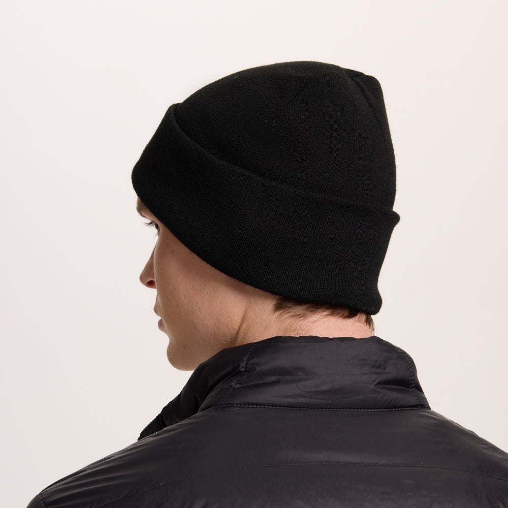 Blank Cuffed Satin Lined Knit Beanies Wholesale - 1176 ( Recycled Polyester & Acrylic )
