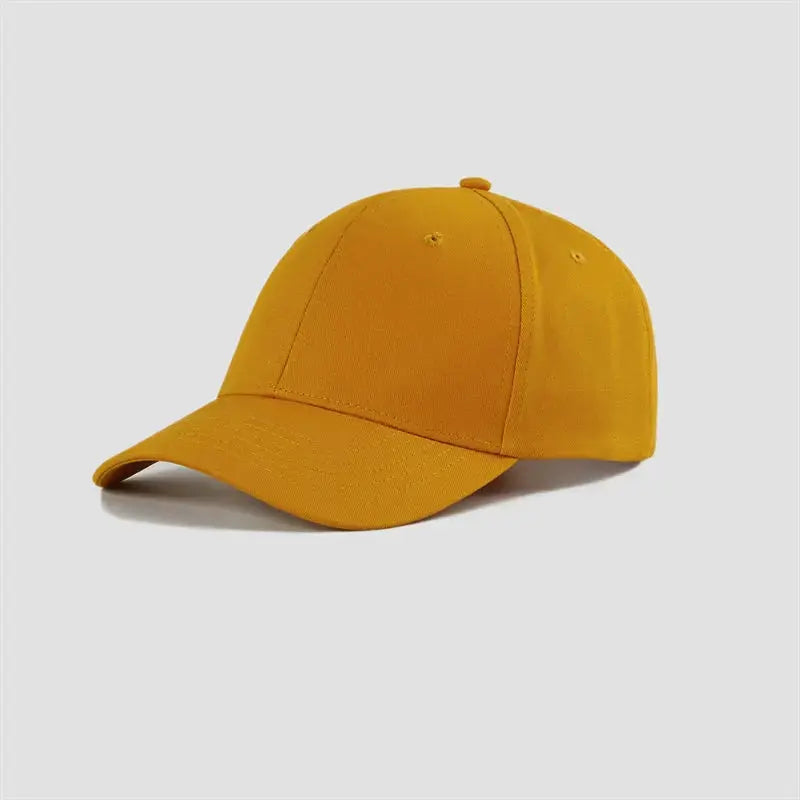 Blank 6 Panel Mid Profile Structured Baseball Cap Wholesale - 6166