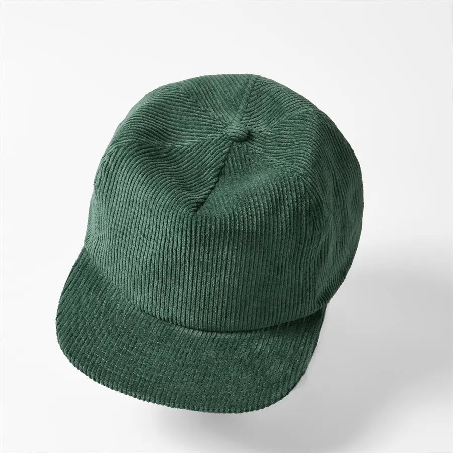 Blank 5 Panel Corduroy Snapback Hat - 5123 - Foremost Hat -