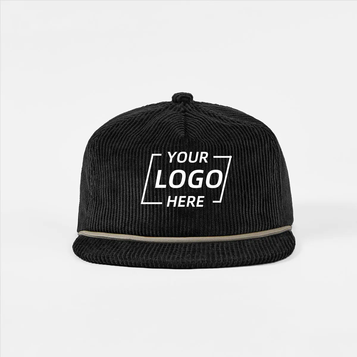 Blank 5 Panel Corduroy Rope Snapback Hat Wholesale - 5123P   Foremost Hat