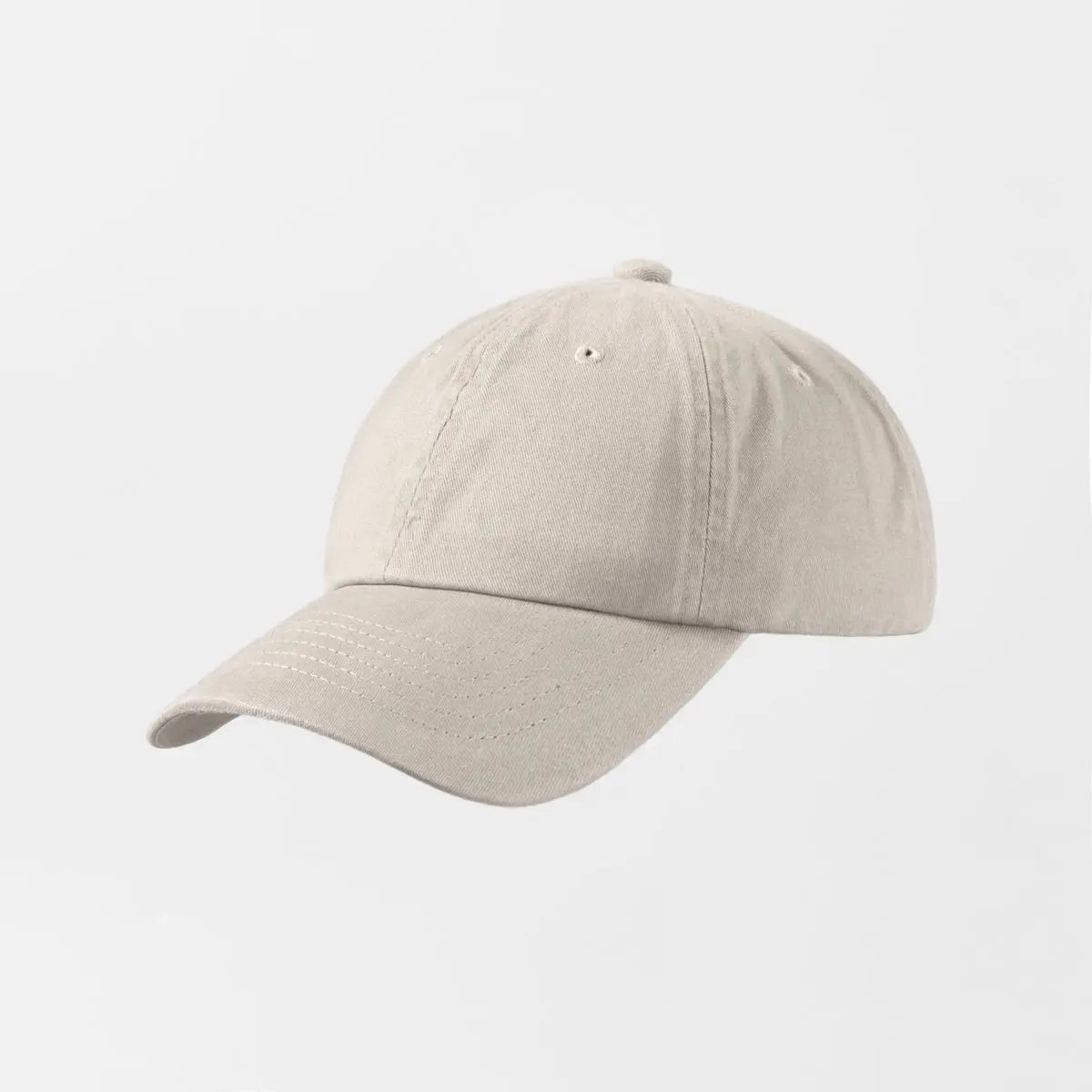 Blank & Custom Unstructured Cotton Sanded Twill Dad Hat Wholesale - 6019   Foremost Hat