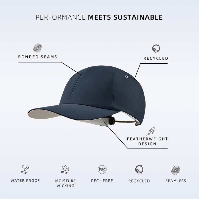 Blank Seamless Waterproof Outdoor Running Cap ( Recycled Polyester & PFC- Free) - 6057