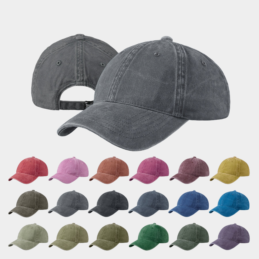 Blank Distressed Vintage Dad Hat Wholesale - 6123