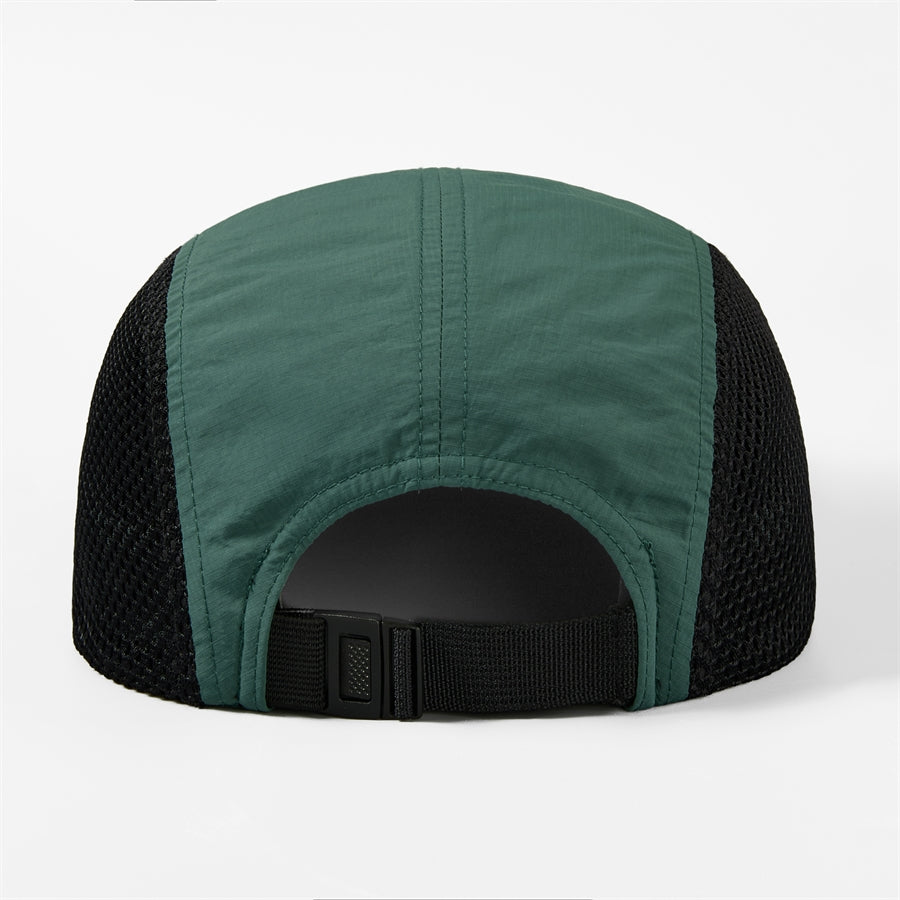 Blank Water Repellent 5 Panel Nylon Mesh Camper Hat - 5209