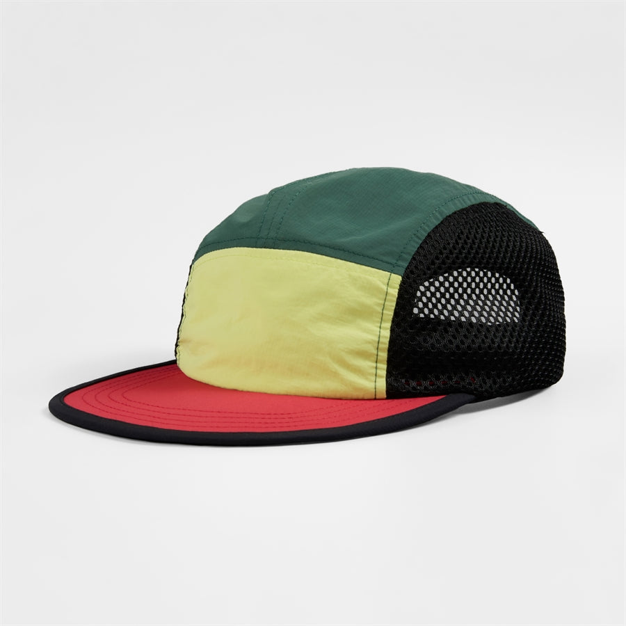 Blank Water Repellent 5 Panel Nylon Mesh Camper Hat Wholesale