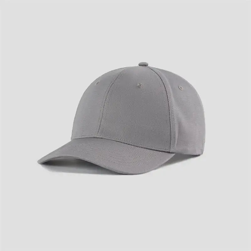 Blank 6 Panel Mid Profile Structured Baseball Cap Wholesale - 6166
