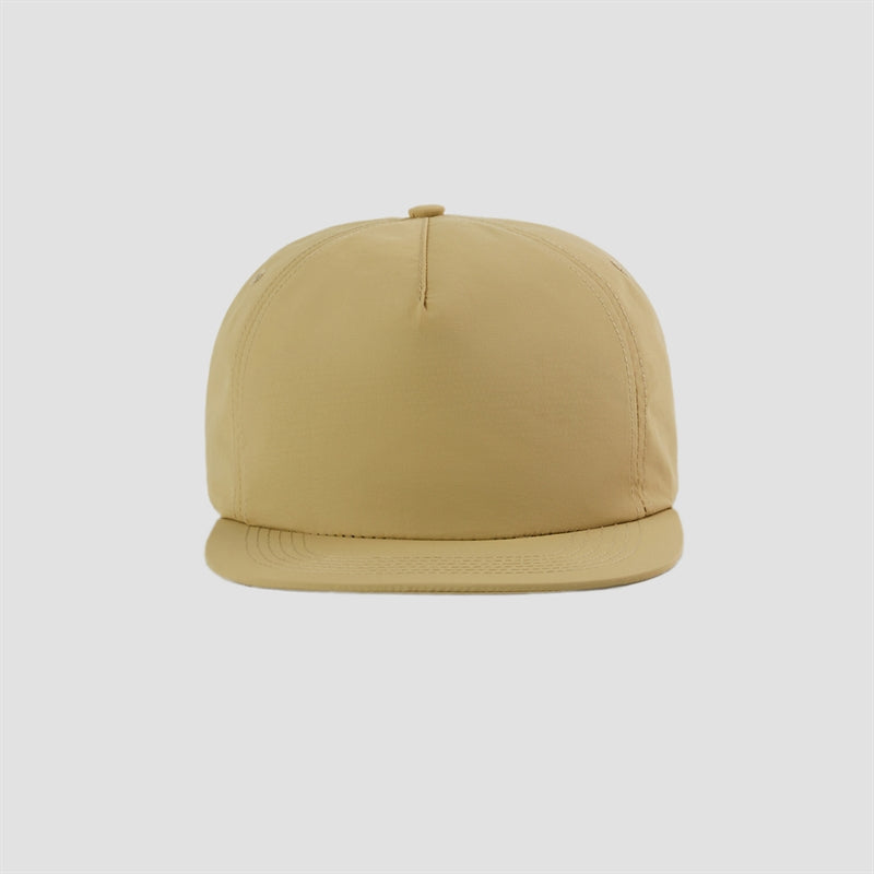 Blank 5 Panel Nylon Unstructured Snapback Camper Hat - 6712
