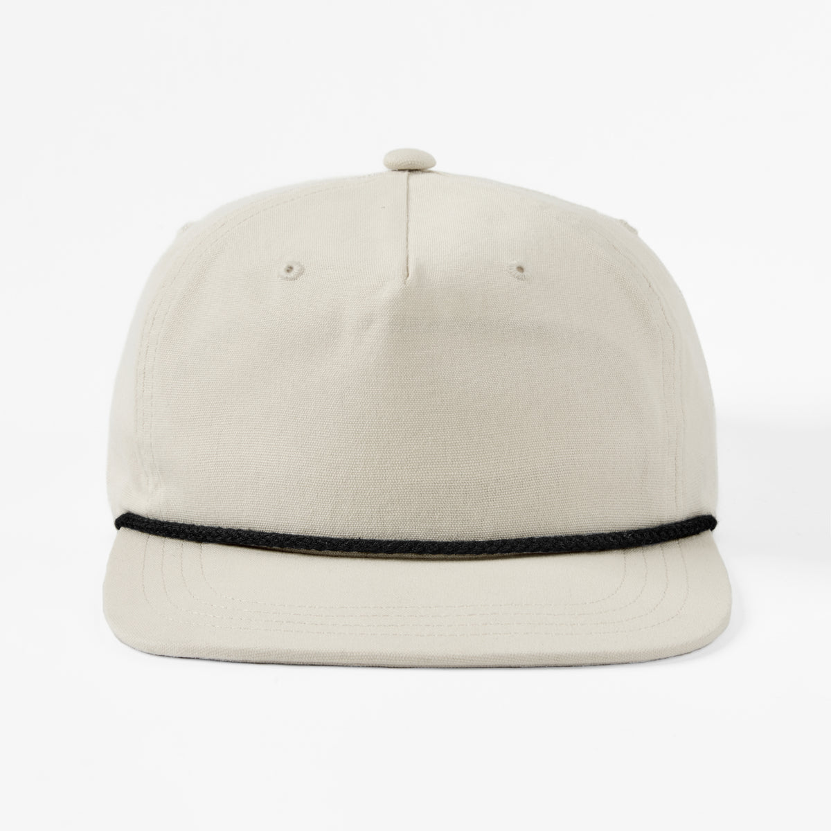 Blank 5 Panel Organic Cotton Unstructured Snapback Hat - 5442