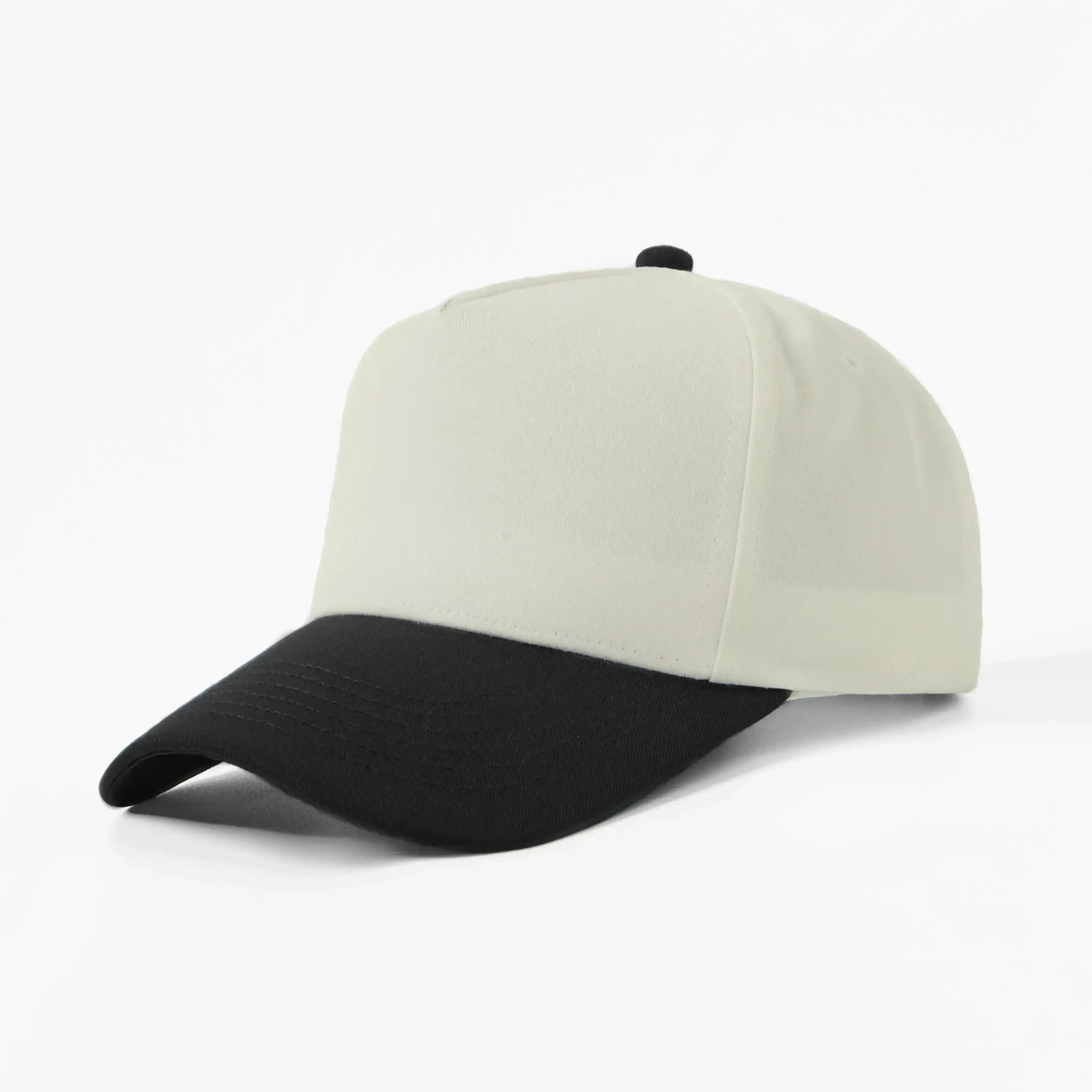 Blank 5 Panel Structured Baseball Cap Wholesale (Recycled) - 5462 -