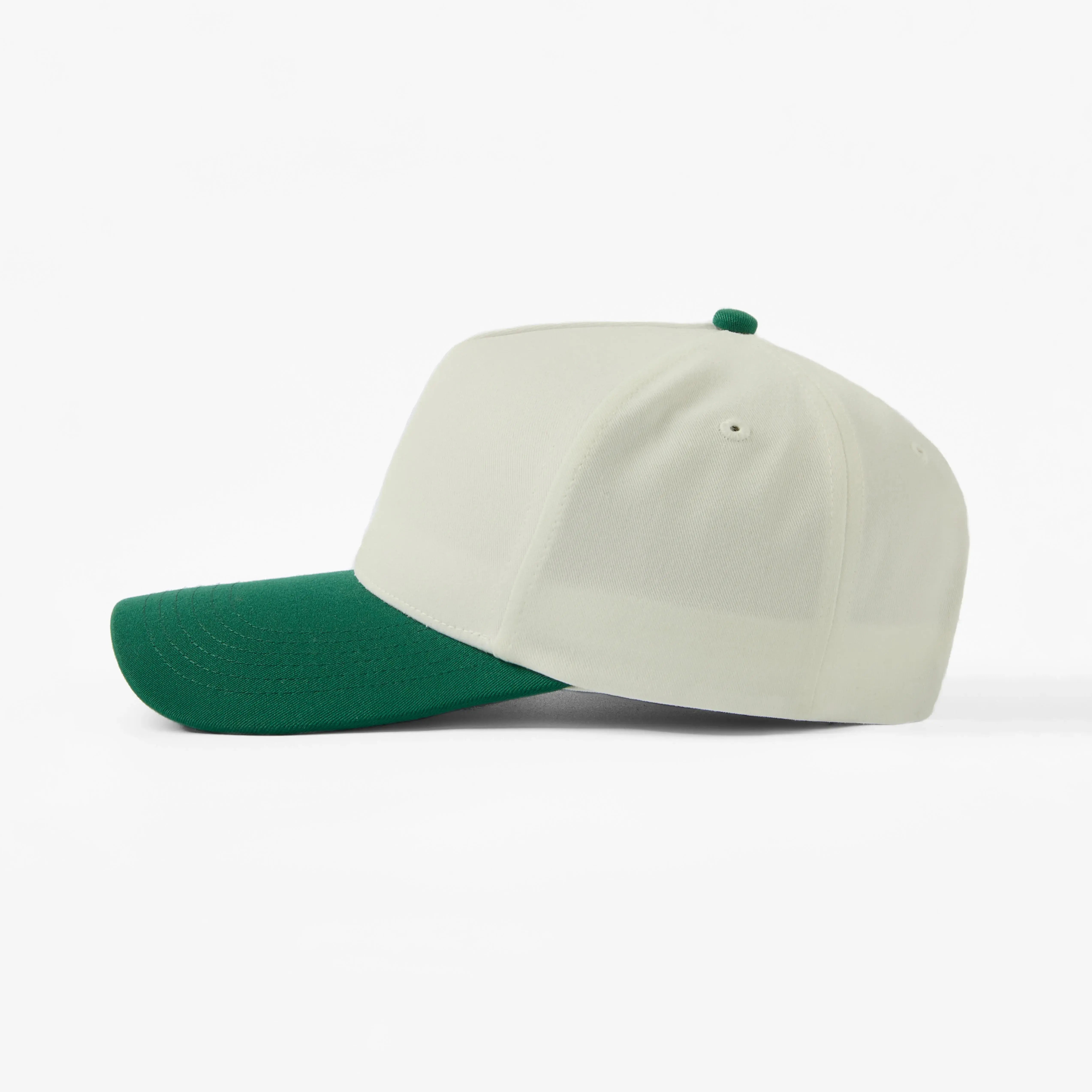 Blank 5 Panel Structured Baseball Cap Wholesale (Recycled) - 5462 -