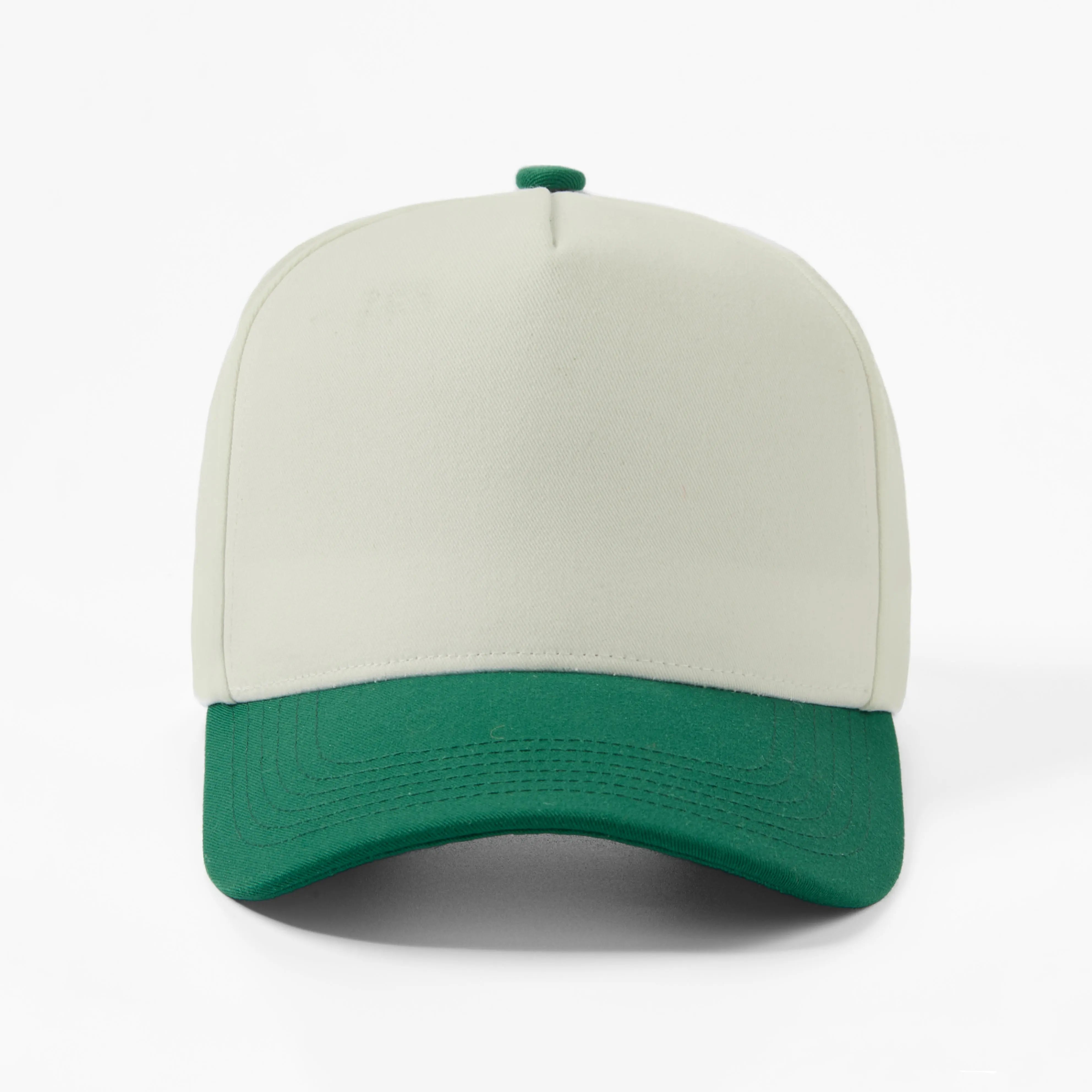 Blank 5 Panel Structured Baseball Cap Wholesale (Recycled) - 5462 Foremost Hat