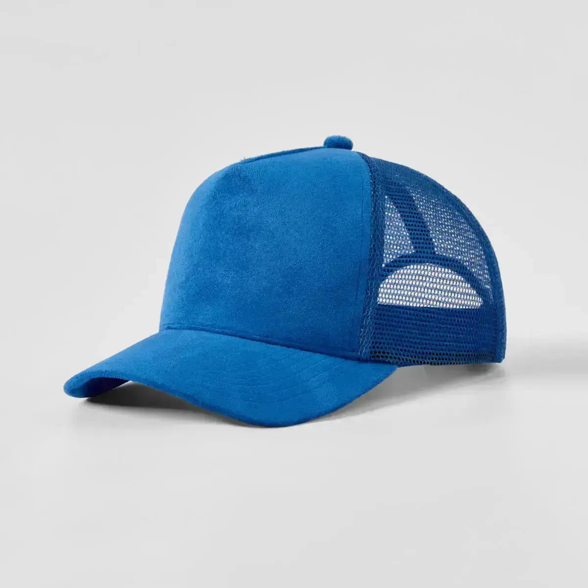 Blank & Custom Suede Mesh Trucker Hats Wholesale - 6710