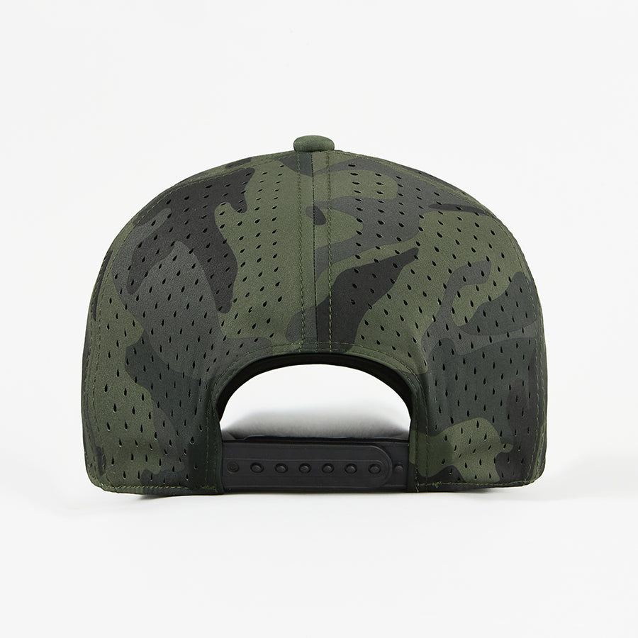 Blank Performance Water Resistant Perforated Snapback Hat Wholesale - 6266