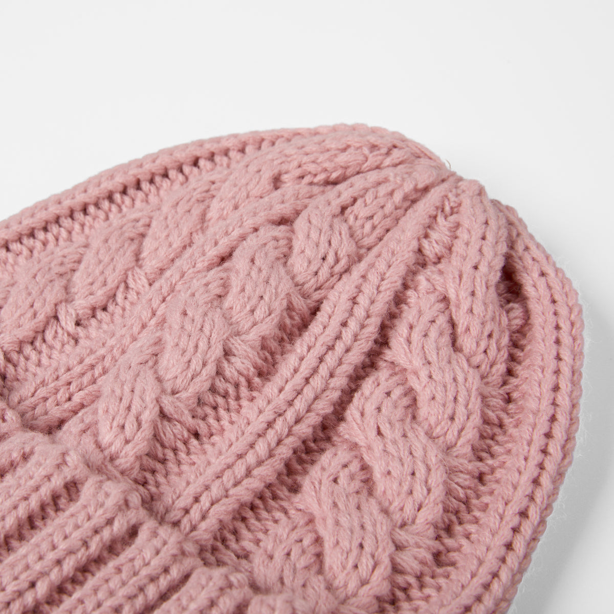 Blank Australian Wool Cable Knit Beanie - 1340