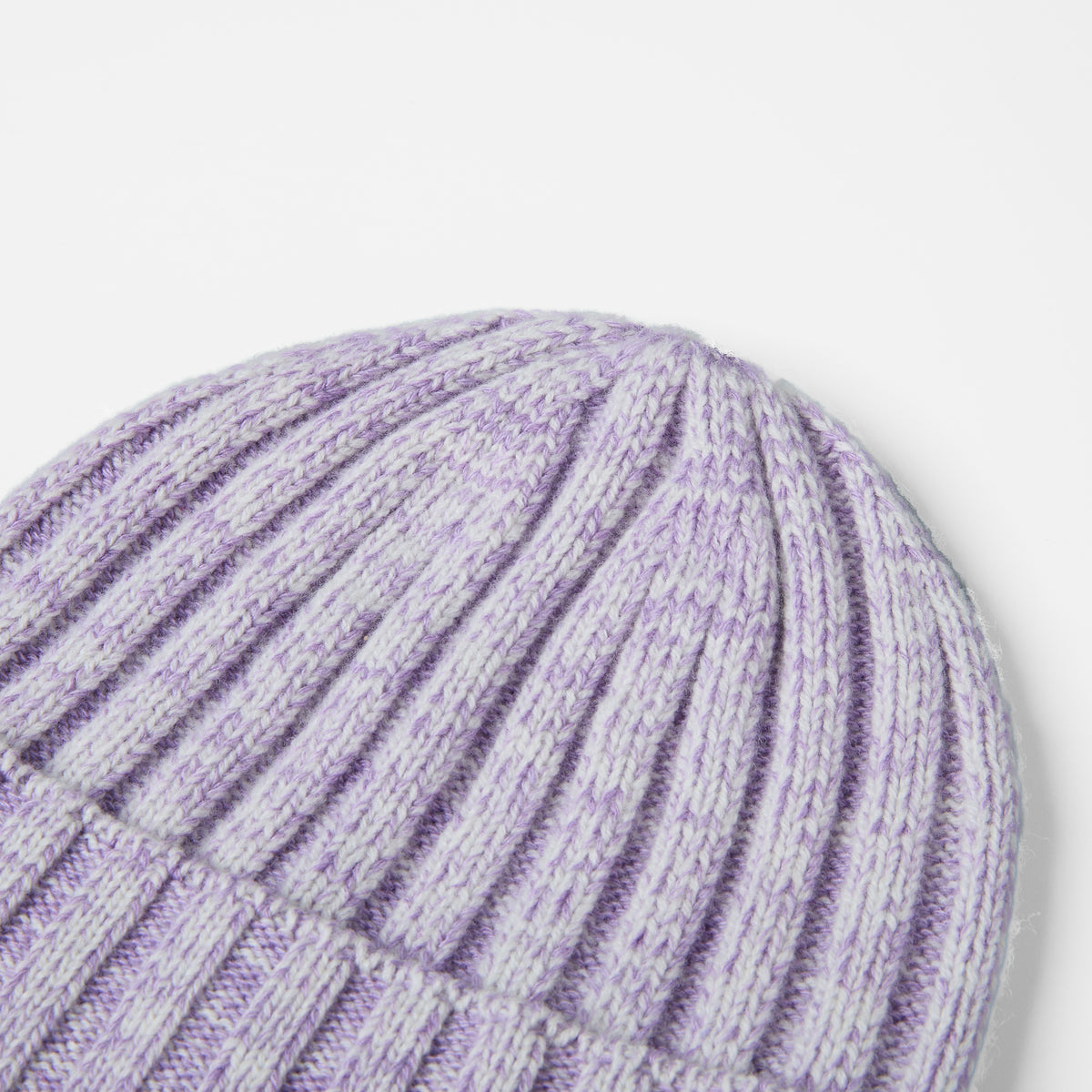 Blank Ribbed Merino Wool and Cashmere Blend Beanies - 1313