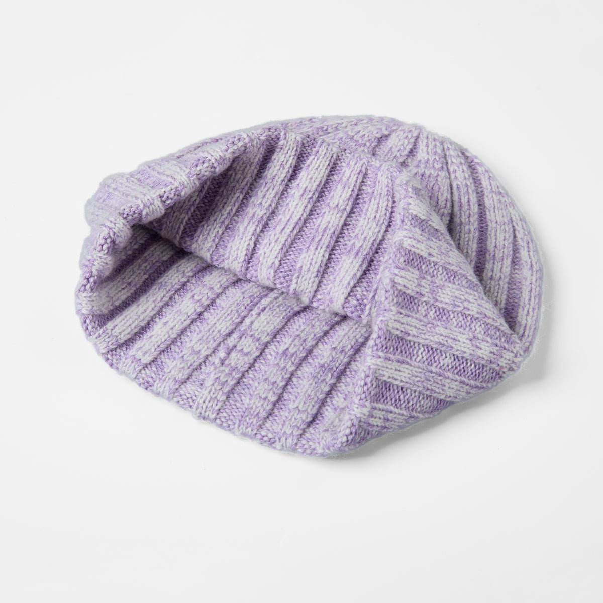 Blank Ribbed Merino Wool and Cashmere Blend Beanies - 1313