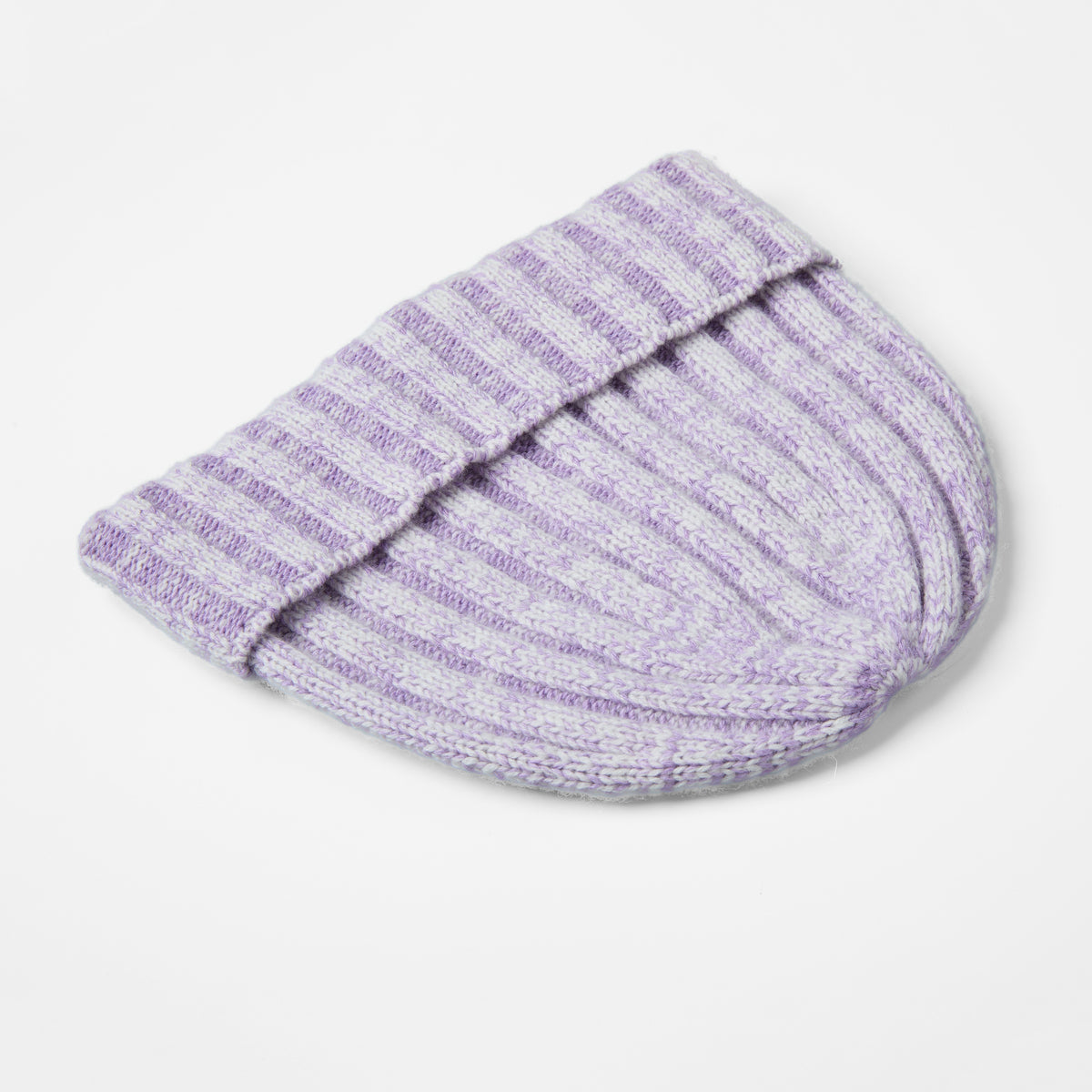 Blank Ribbed Merino Wool and Cashmere Blend Beanies - 1313