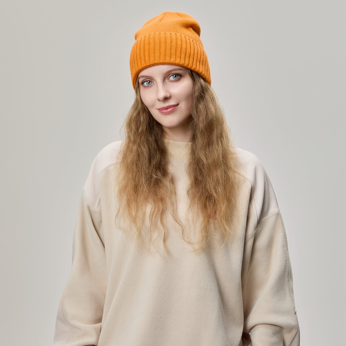 Blank Classic Ribbed Knit Wool Beanie Wholesale - 1188