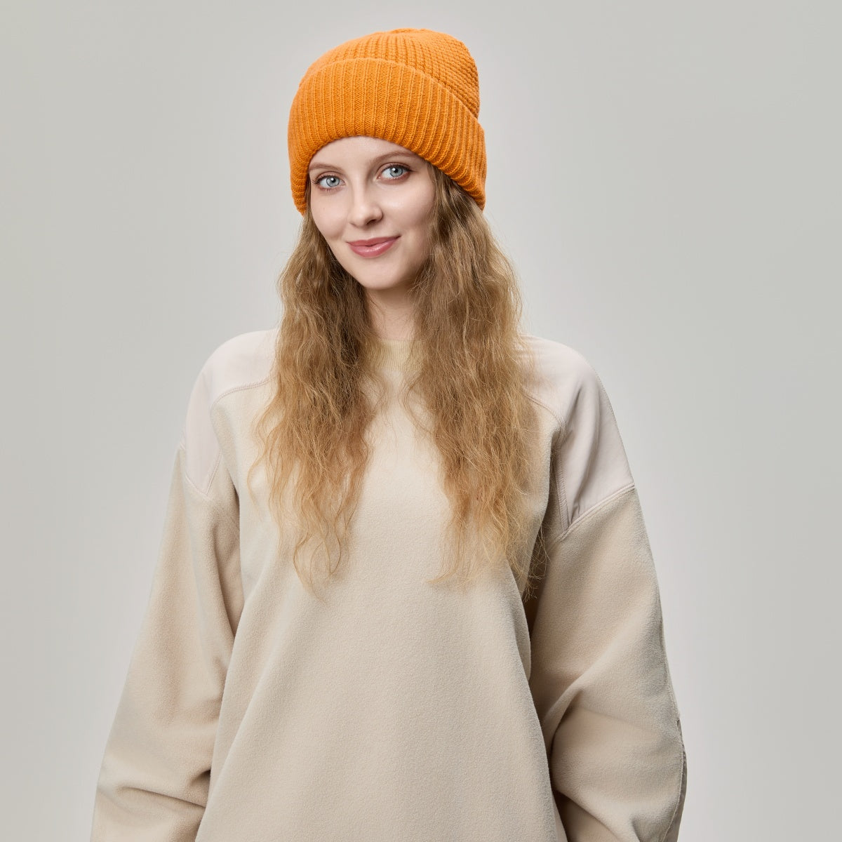 Blank Wool Waffle Knit Beanie Wholesale - 1263