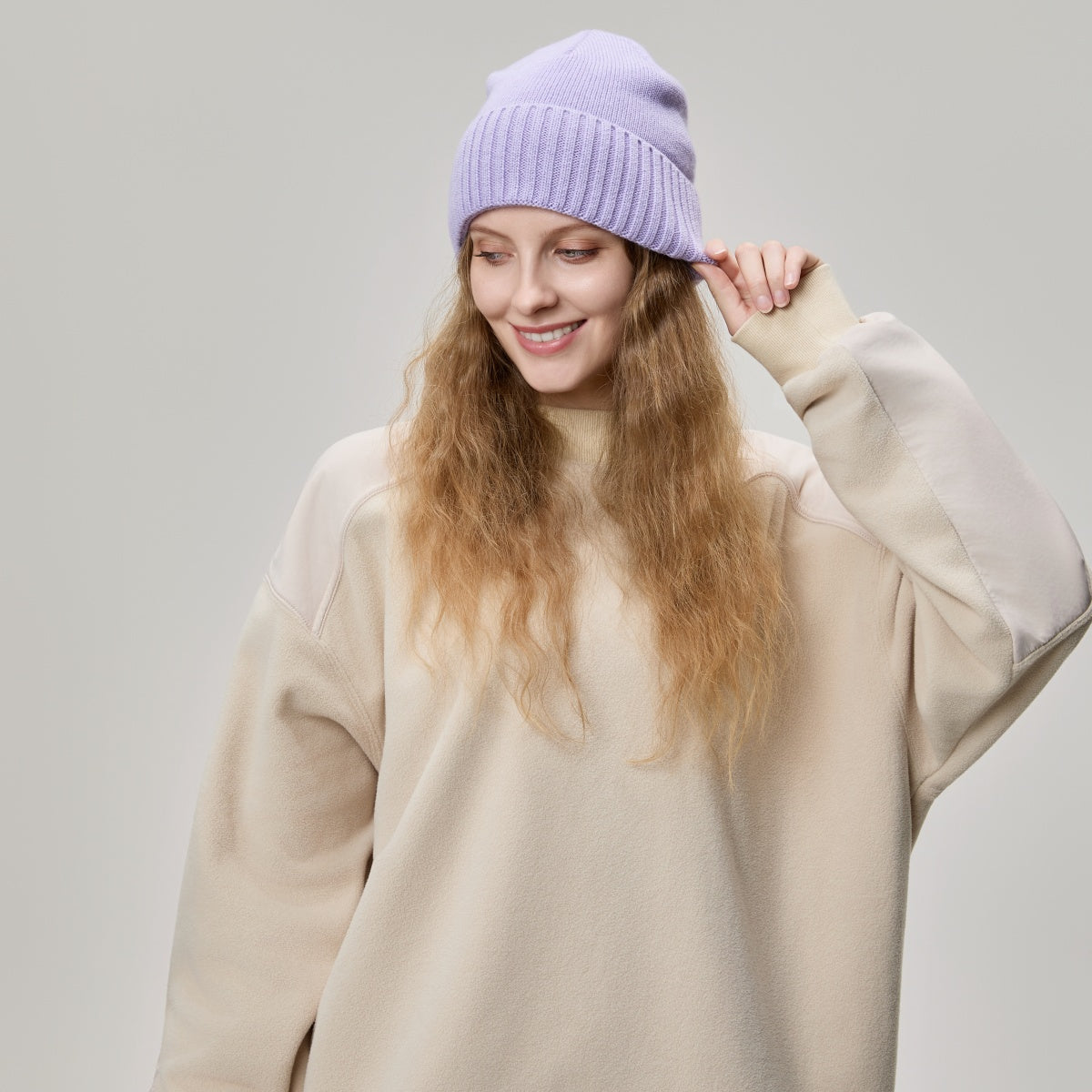 Blank Classic Ribbed Knit Wool Beanie Wholesale - 1188