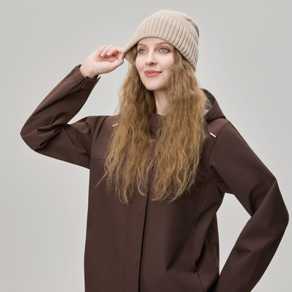 Blank Classic Ribbed Knit Wool Beanie Wholesale - 1188