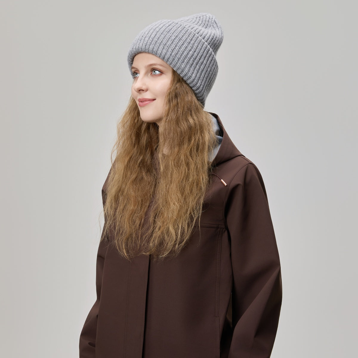 Blank High Cuffed Merino Wool Beanies - 1338