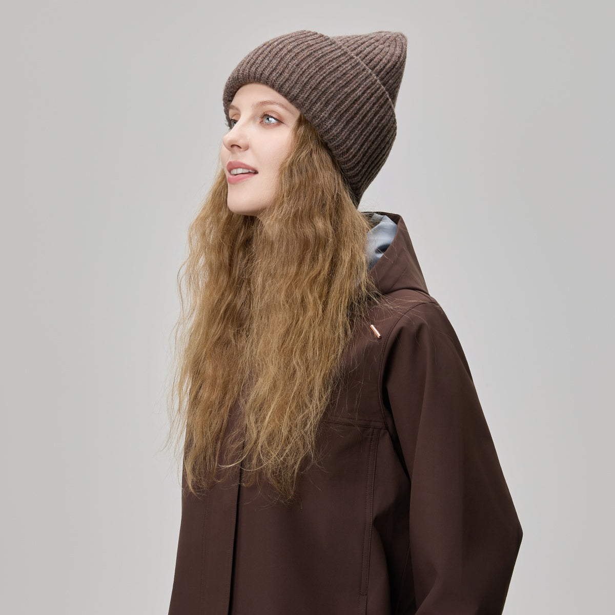 Blank High Cuffed Merino Wool Beanies - 1338