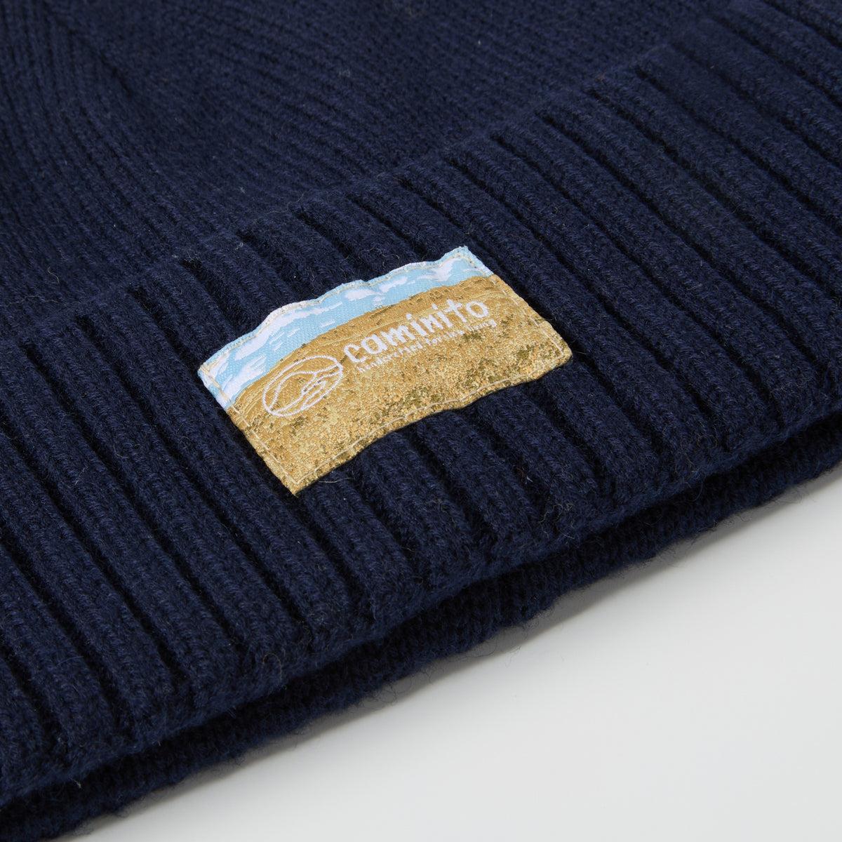 custom woven label on beanies