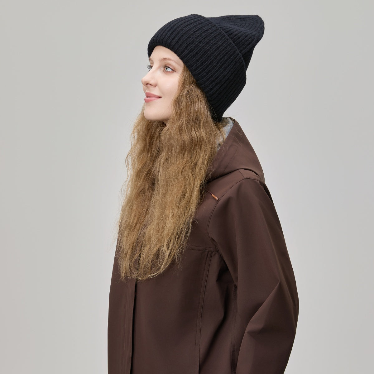 Blank High Cuffed Merino Wool Beanies - 1338