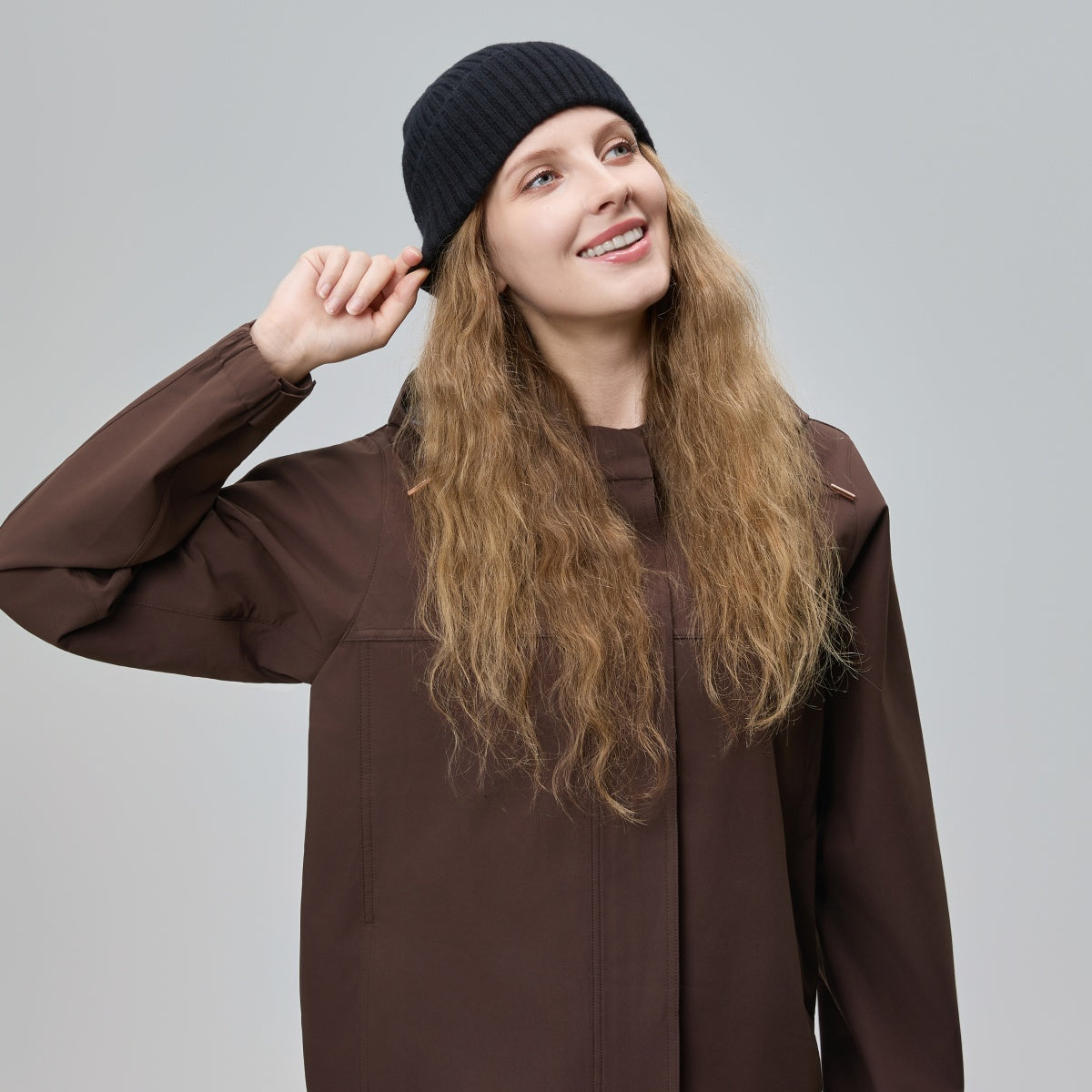 Blank Cuffed 100% Merino Wool Seamless Beanie Wholesale - 1224