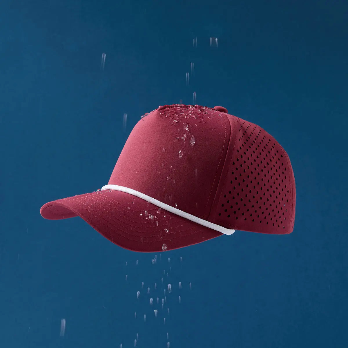 Blank & Custom 5 Panel Laser Performance Golf Rope Hat Wholesale